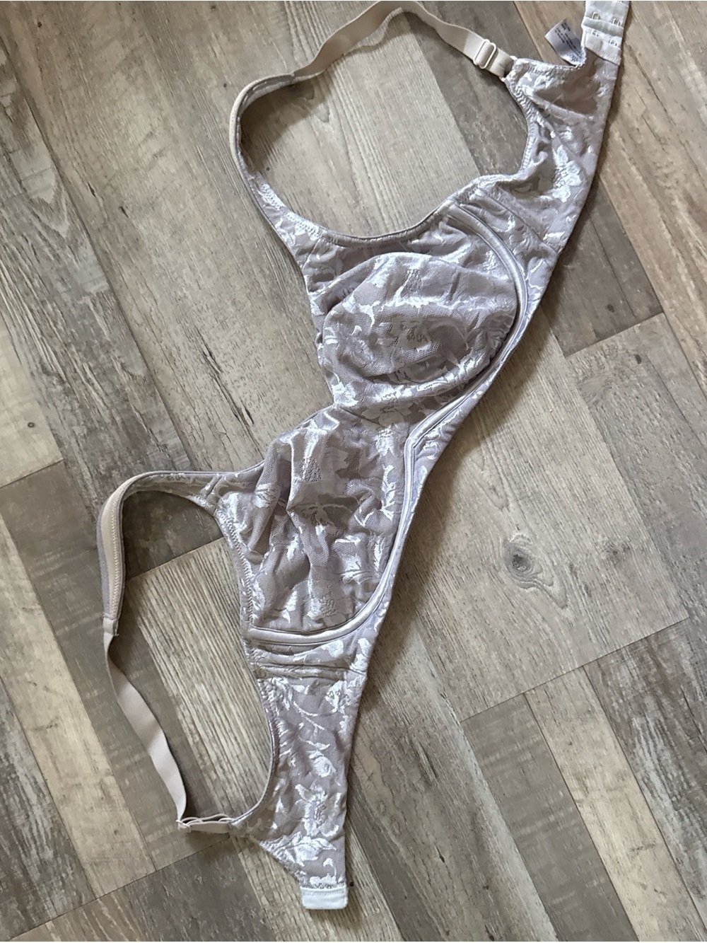 Lilyette Light Mauve Lace Underwire Bra - Women's Intimates size 34D